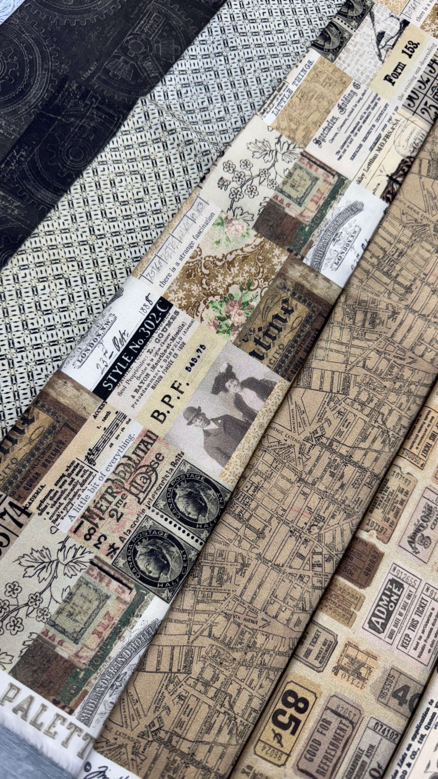 Diamond in the "Rough Cuts": Tim Holtz Neutral Palette