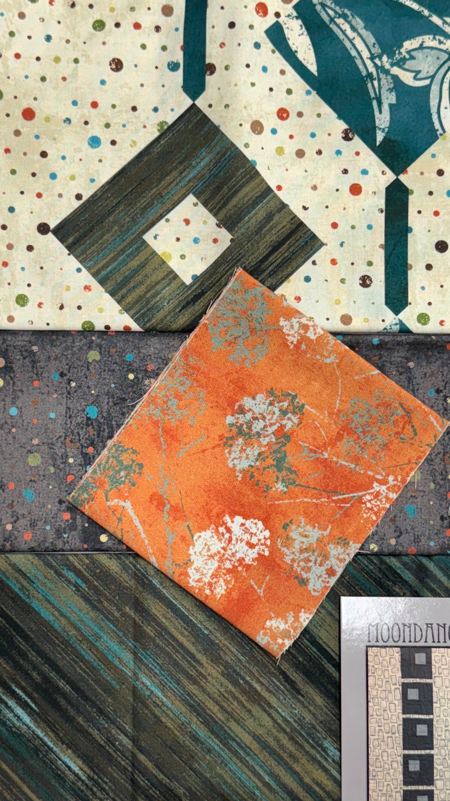 Moondance Quilt Kit- Shop Assembled Kit: Choice of color