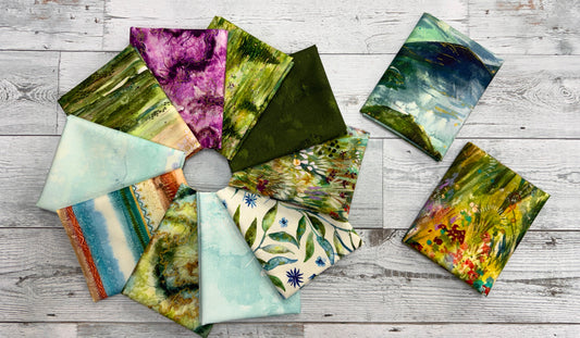 Wanderlust- Shop Assembled Fat Quarter Bundle: Choice of Bundle*