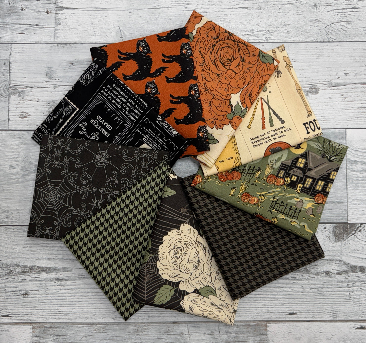 Home Sweet Haunt- Shop Assembled Fat Quarter Bundle: Choice of Bundle*
