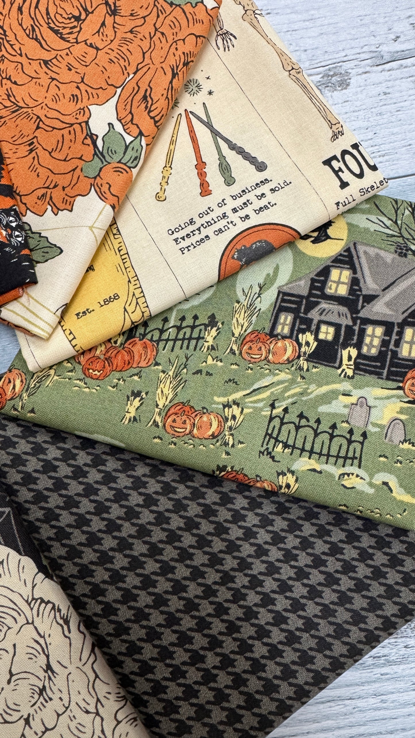 Home Sweet Haunt- Shop Assembled Fat Quarter Bundle: Choice of Bundle*