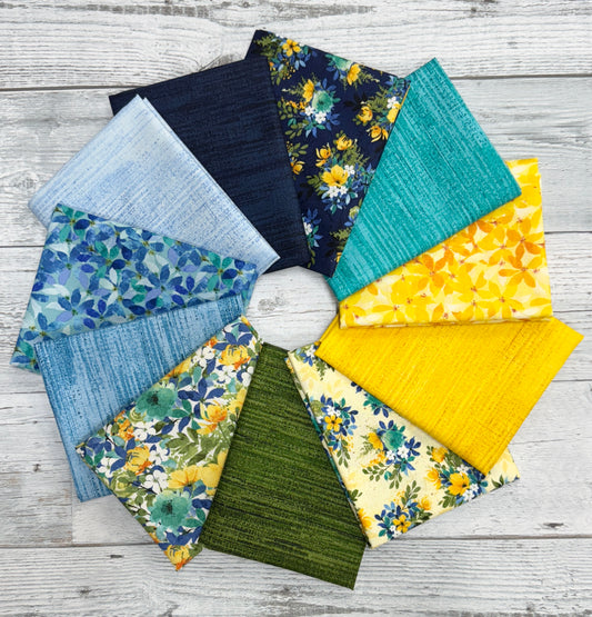 Sunlit Serenade- Shop Assembled Fat Quarter Bundle