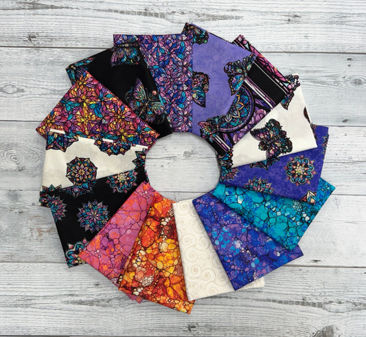 Night Flight- Shop Assembled Fat Quarter Bundle: Bundle Choice*
