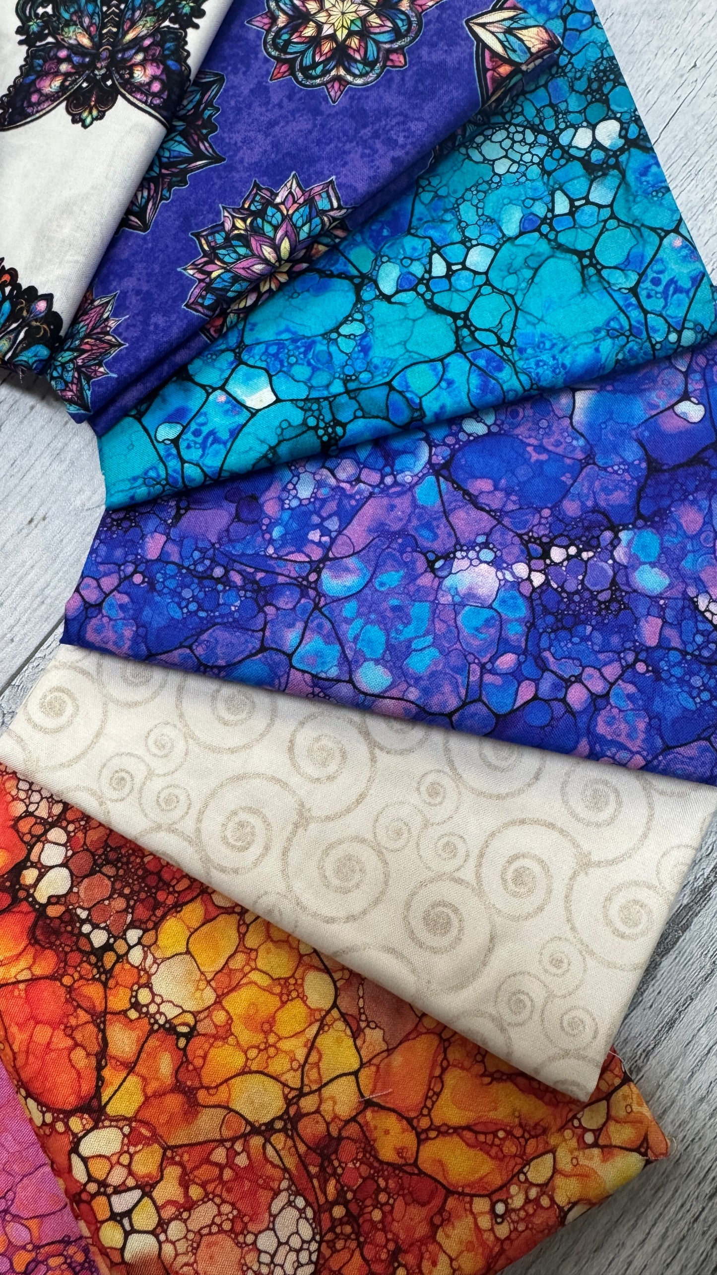 Night Flight- Shop Assembled Fat Quarter Bundle: Bundle Choice*