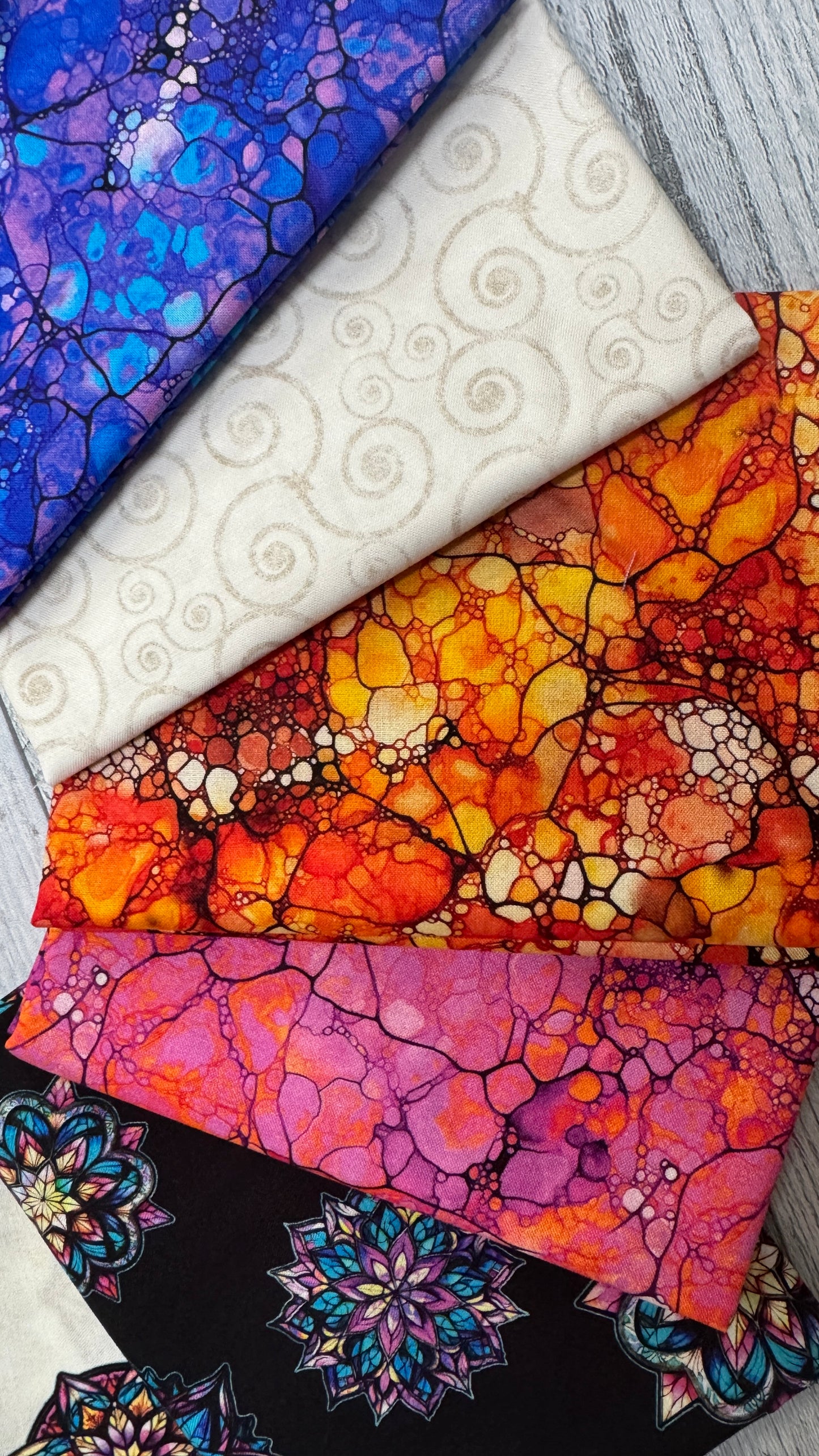 Night Flight- Shop Assembled Fat Quarter Bundle: Bundle Choice*