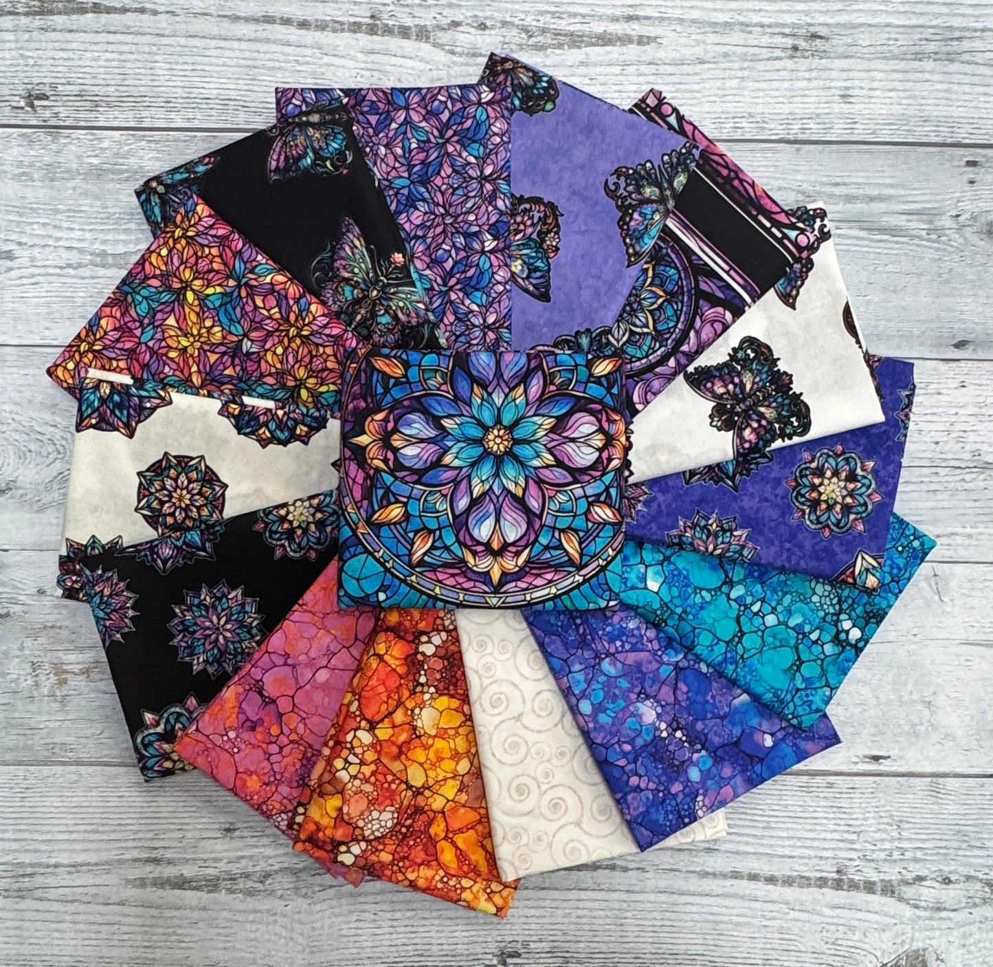 Night Flight- Shop Assembled Fat Quarter Bundle: Bundle Choice*