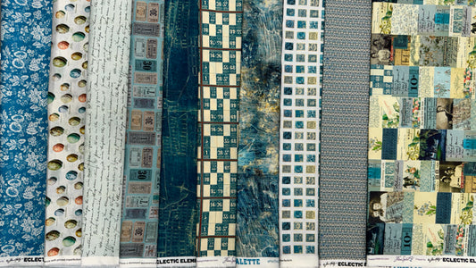 Diamond in the "Rough Cuts": Tim Holtz Blue Palette