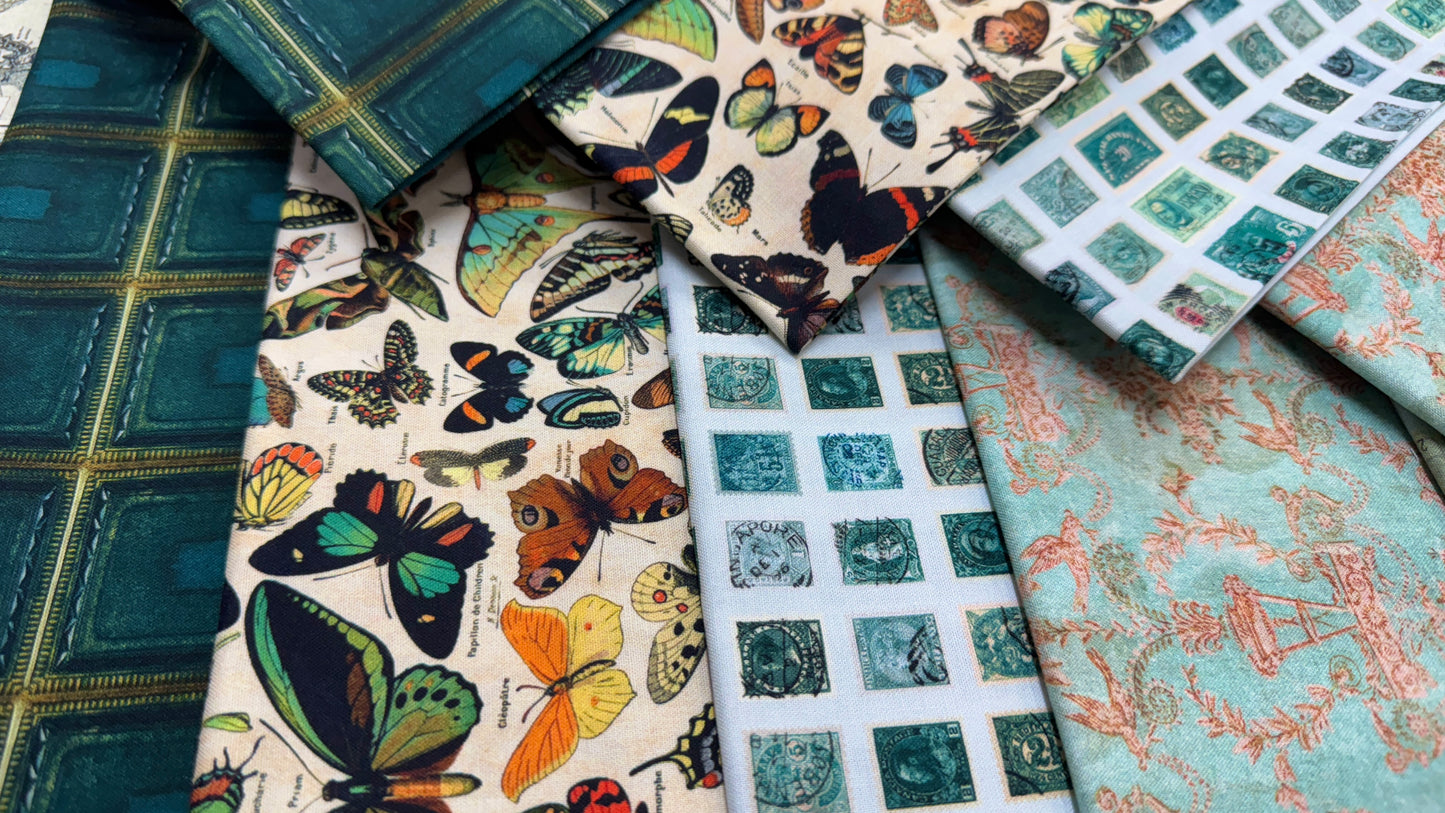 Diamond in the "Rough Cuts": Tim Holtz Teal Palette