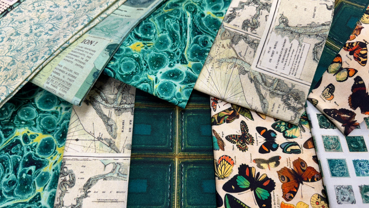 Diamond in the "Rough Cuts": Tim Holtz Teal Palette
