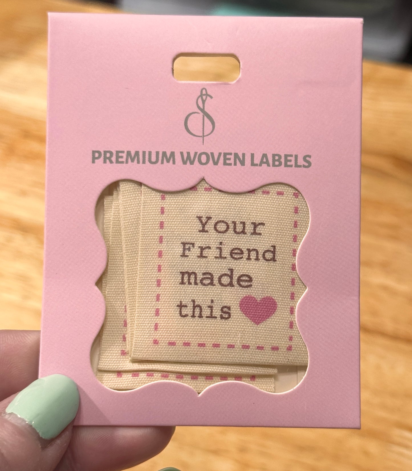 Friend Made Woven Quilt Labels- 8pk