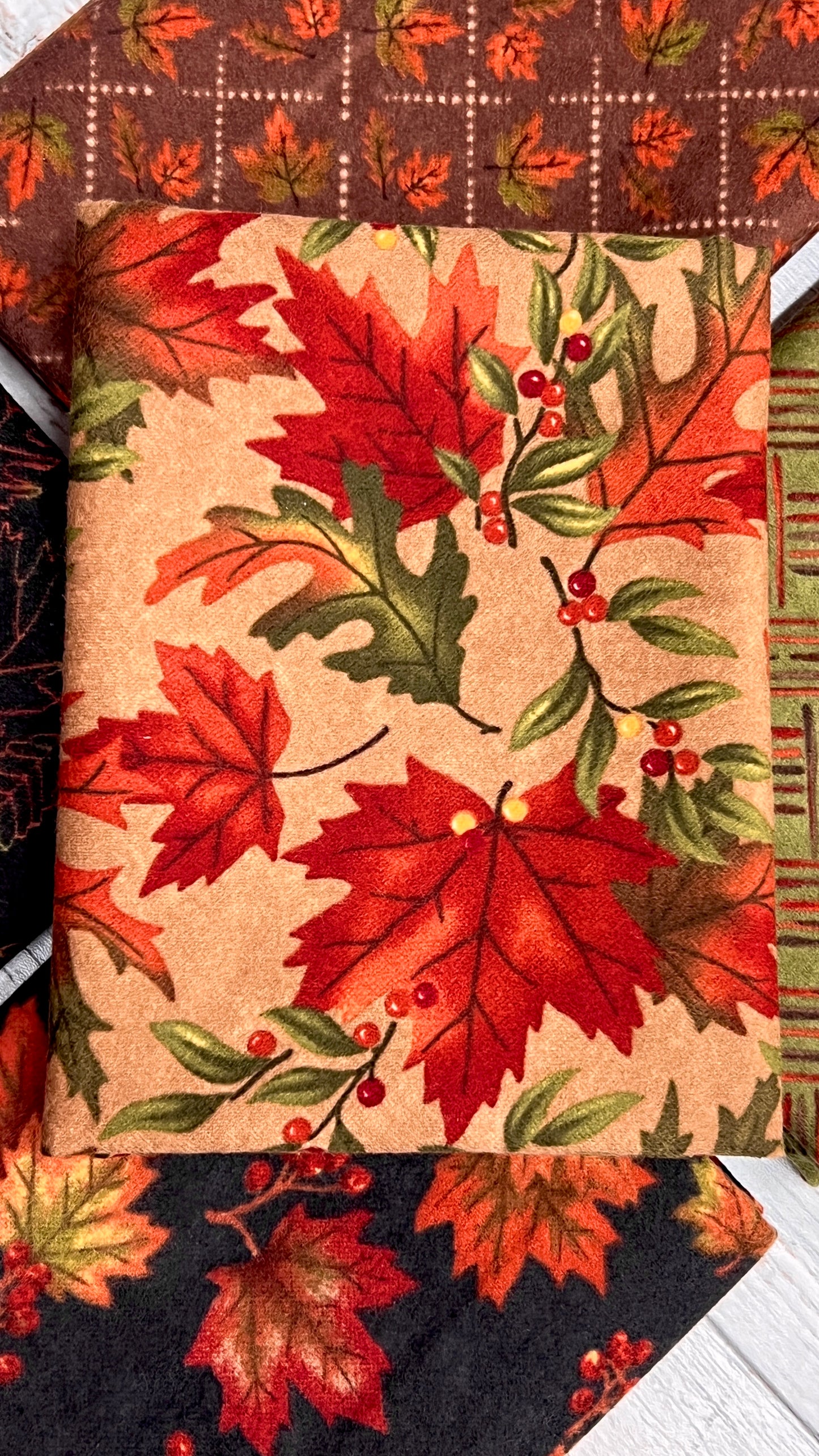 Fall Melody Flannel- Shop Assembled Fat Quarter Bundle