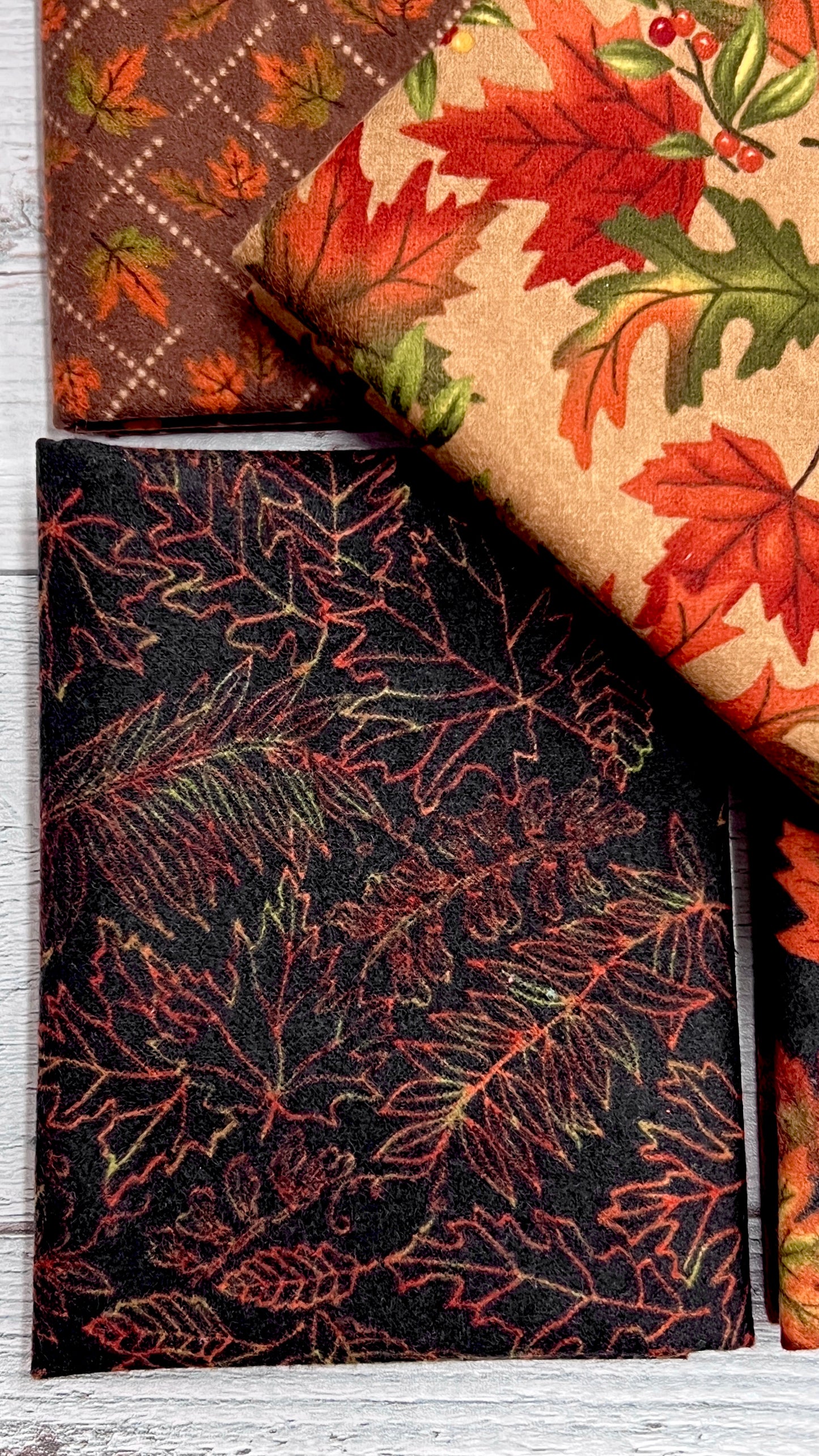 Fall Melody Flannel- Shop Assembled Fat Quarter Bundle