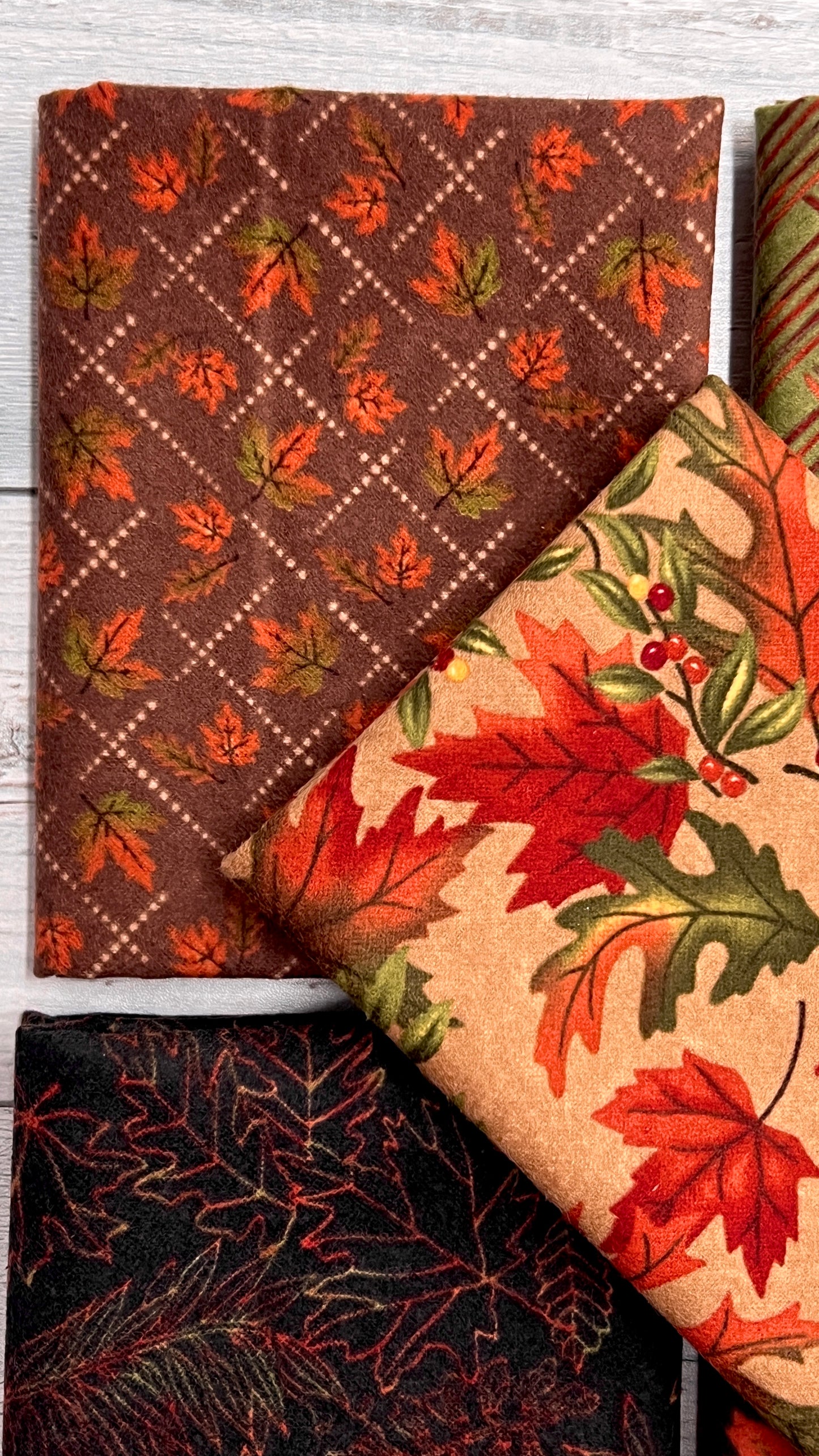 Fall Melody Flannel- Shop Assembled Fat Quarter Bundle