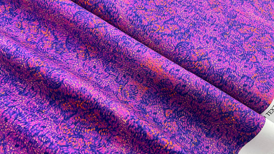 Wild Iris- Purple Abstract Texture: Sold By The 1/2 Yard