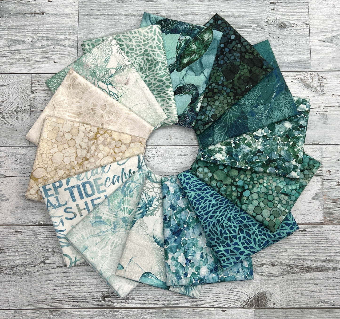 Sea Breeze - Shop Assembled Fat Quarter Bundle: Choice of Bundle