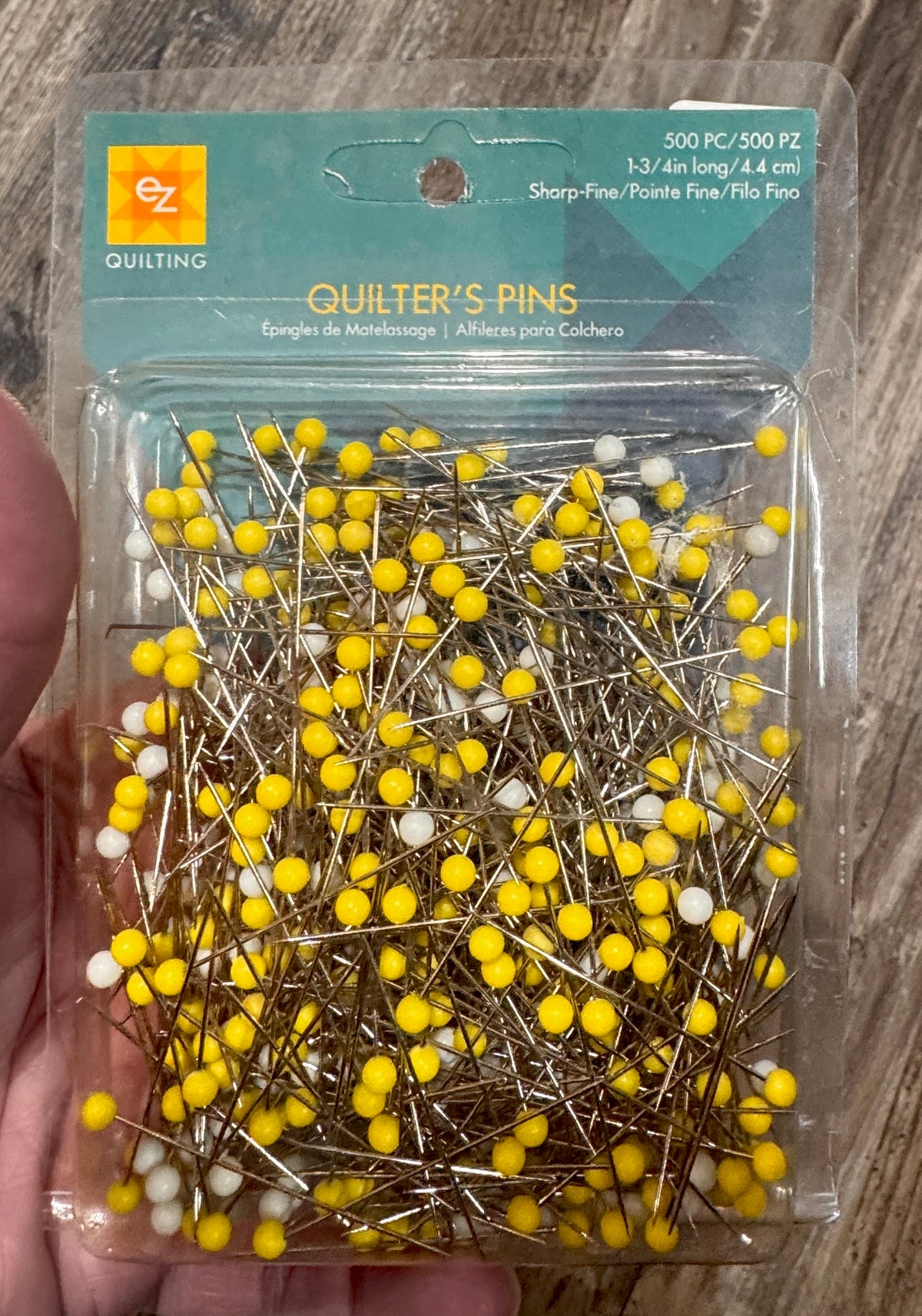 EZ Quilting Quilter's Pins 1 3/4in: 500pc