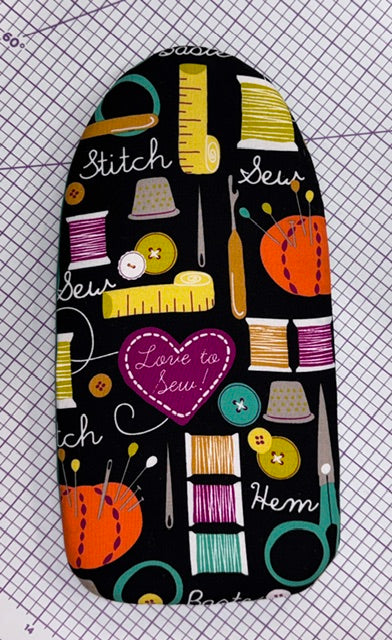 Handmade Custom Tabletop Ironing Board: Choice of Print