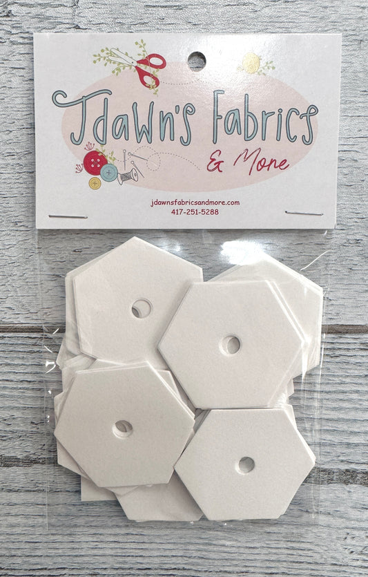 English Paper Piecing 1inch Hexagon Papers: 75pc