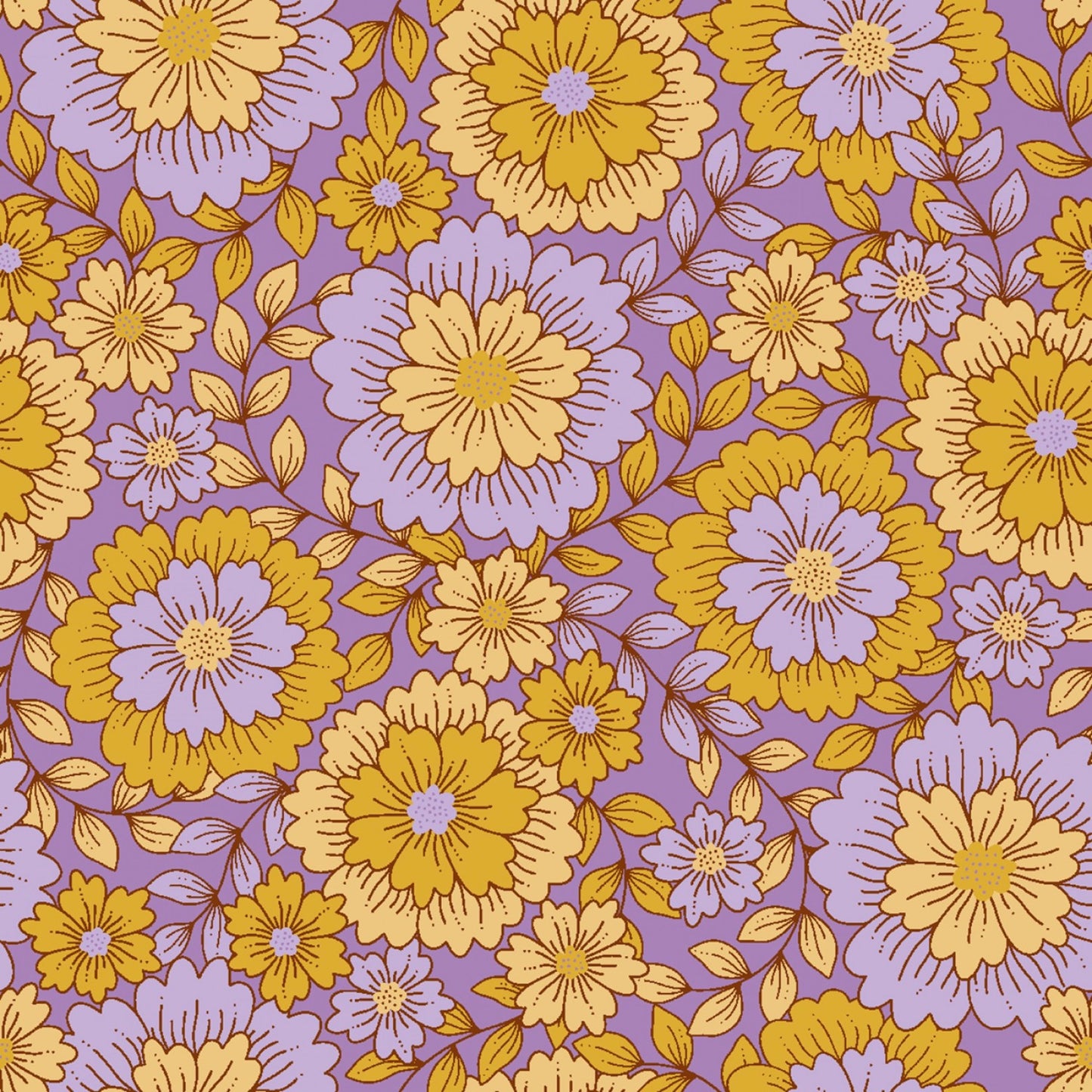 Groovy Boho- Sheer Lilac Out Of Sight: Sold by the 1/2 yard.