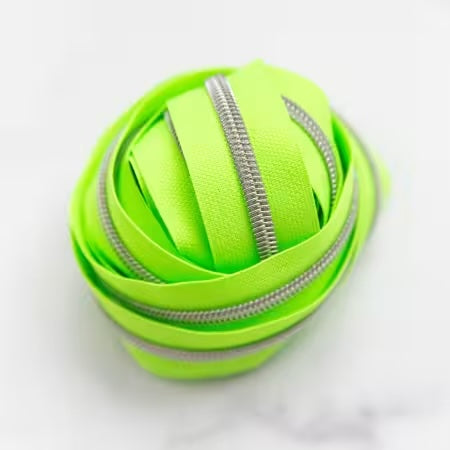 3 Yard Zipper Tape- Key Lime Neon