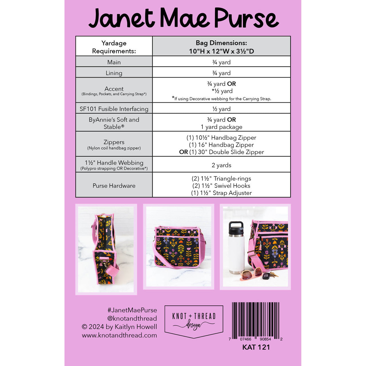 Janet Mae Purse Pattern