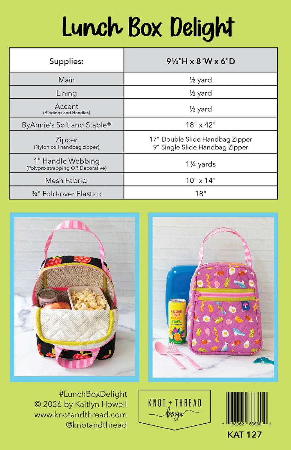 Lunch Box Delight Pattern
