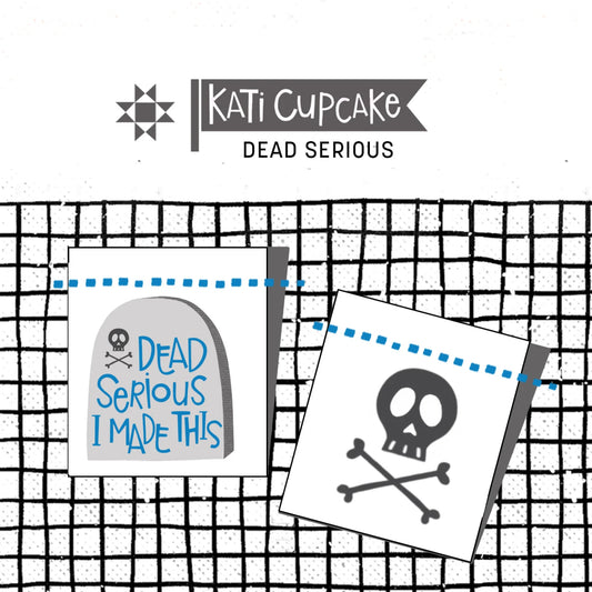 Dead Serious Quilt Labels- 3pk
