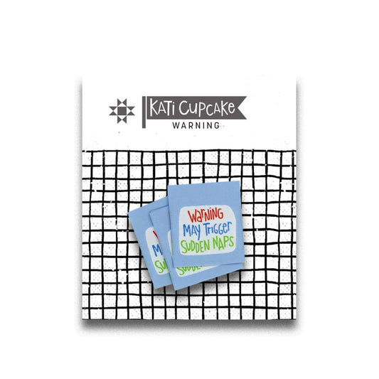 Warning Quilt Labels- 3pk
