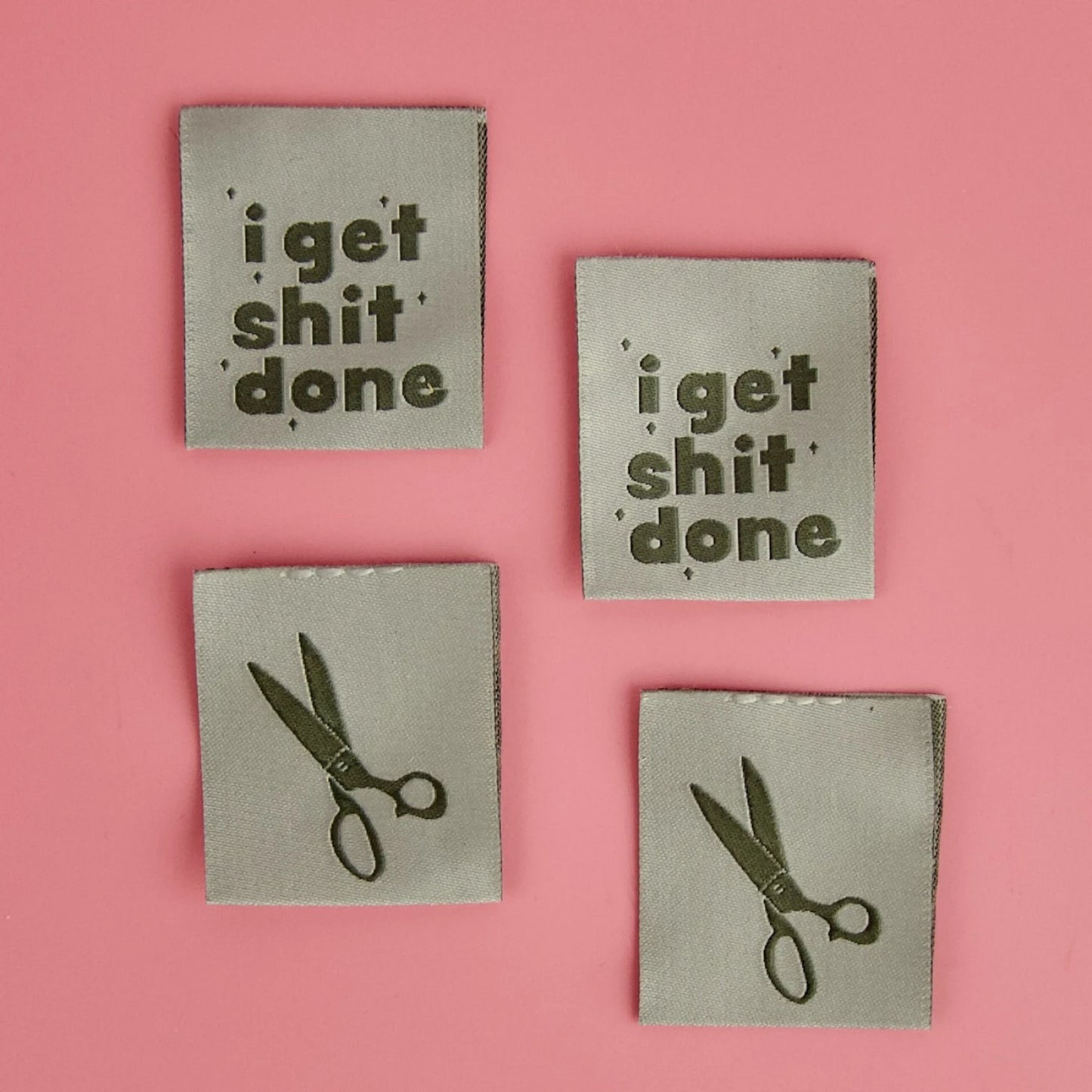 I Get Sh*t Done Quilt Labels- 4pk