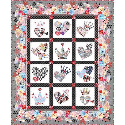 Queen of Hearts Quilt Pattern