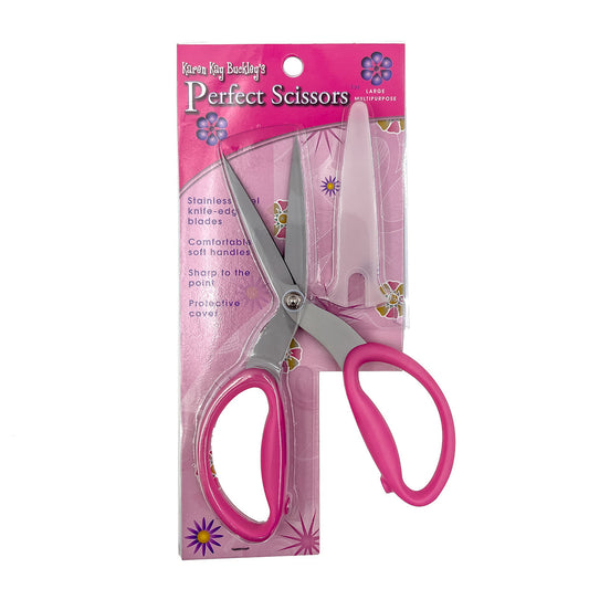 Perfect Scissors- Pink 7-3/4in Large Knife-Edge Multipurpose Blades