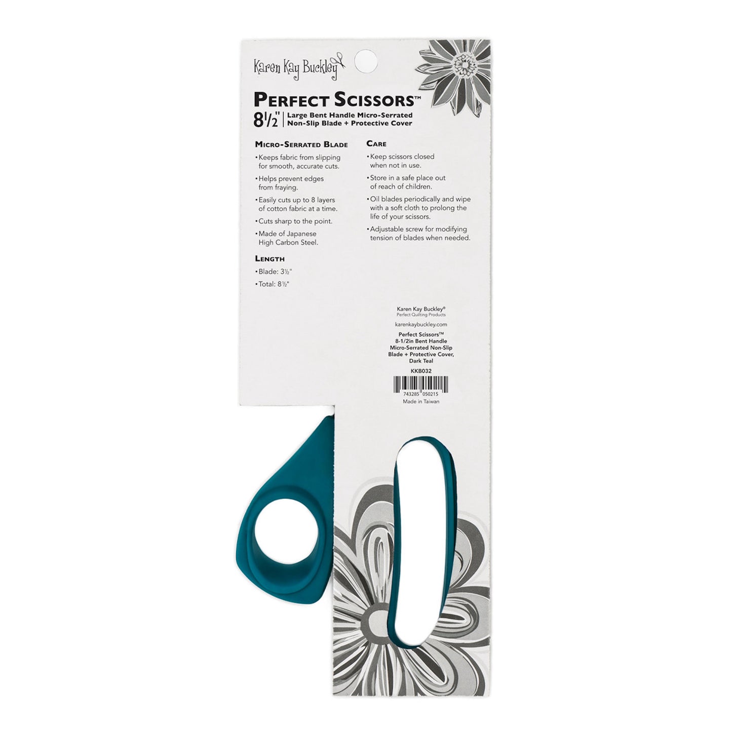 Perfect Scissors Dark Teal 8-1/2in