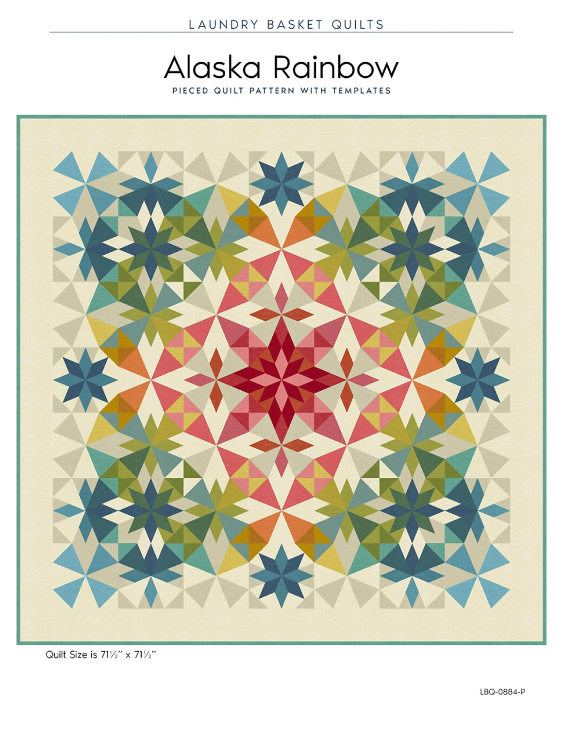 Alaska Rainbow Quilt Pattern