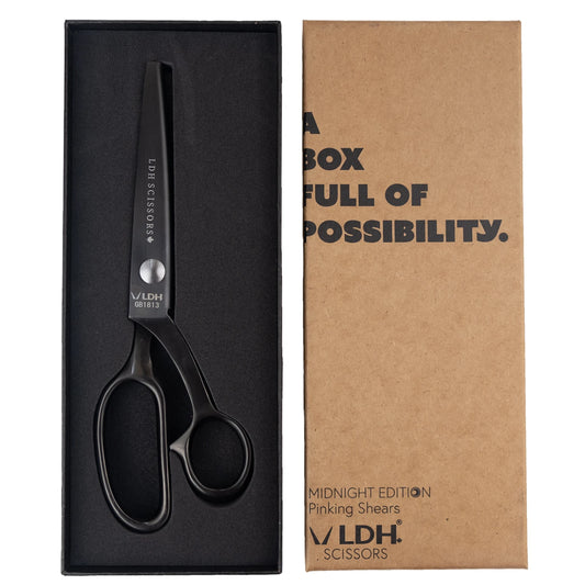 Midnight Edition Pinking Shears- 9"