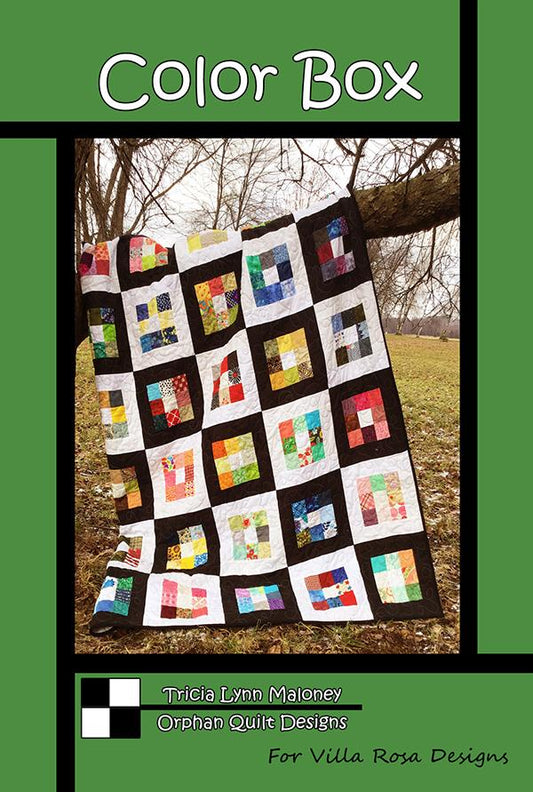 Color Box Quilt Pattern(Cardstock)