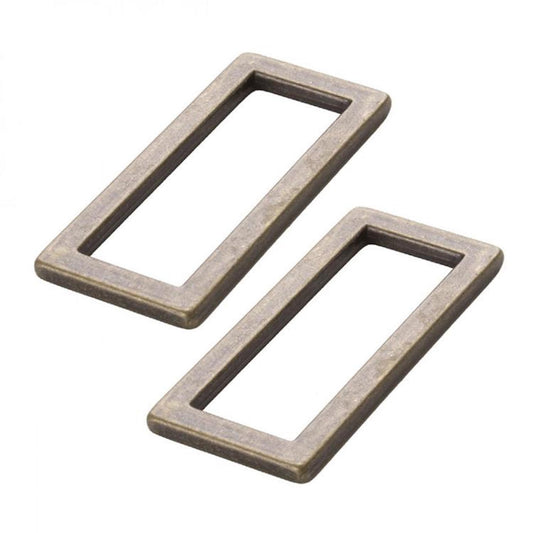 Rectangle Ring Flat 1.5" Rectangle Ring: 2Pcs