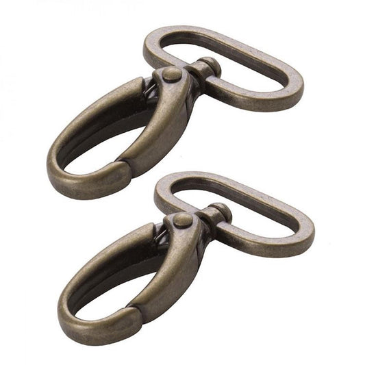 Swivel Hook 1.5" Antique Brass: 2Pcs