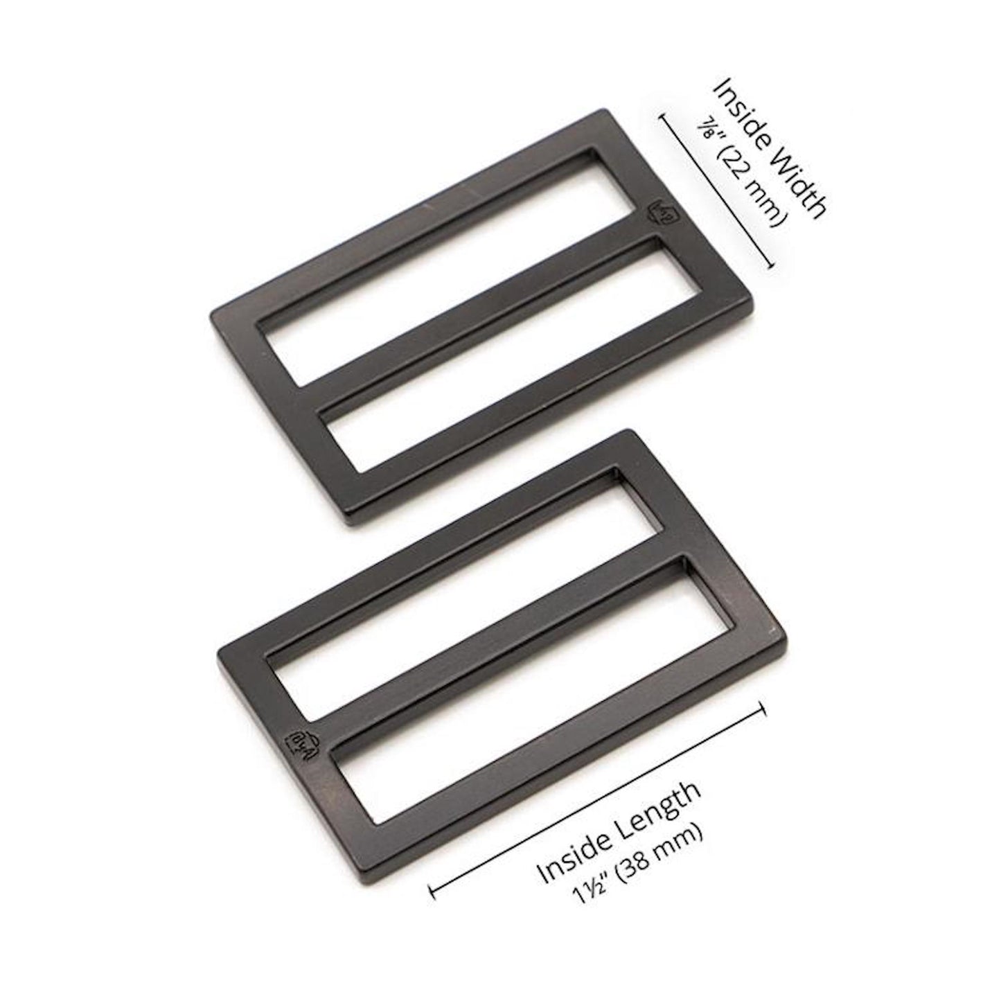 Slider Widemouth 1.5" Black: 2Pcs