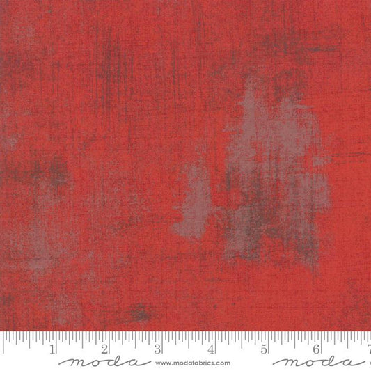 Grunge Basics- Red: Sold by the 1/2 yard