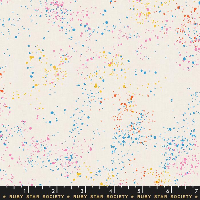 Speckled- Confetti Paint Splatter: Sold by the 1/2 yard