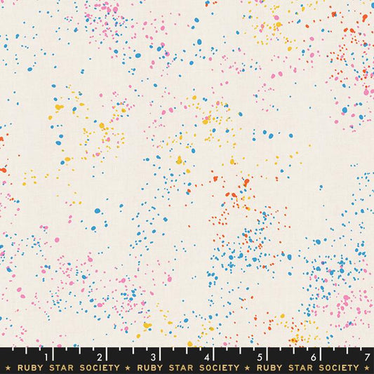 Speckled- Confetti Paint Splatter: Sold by the 1/2 yard