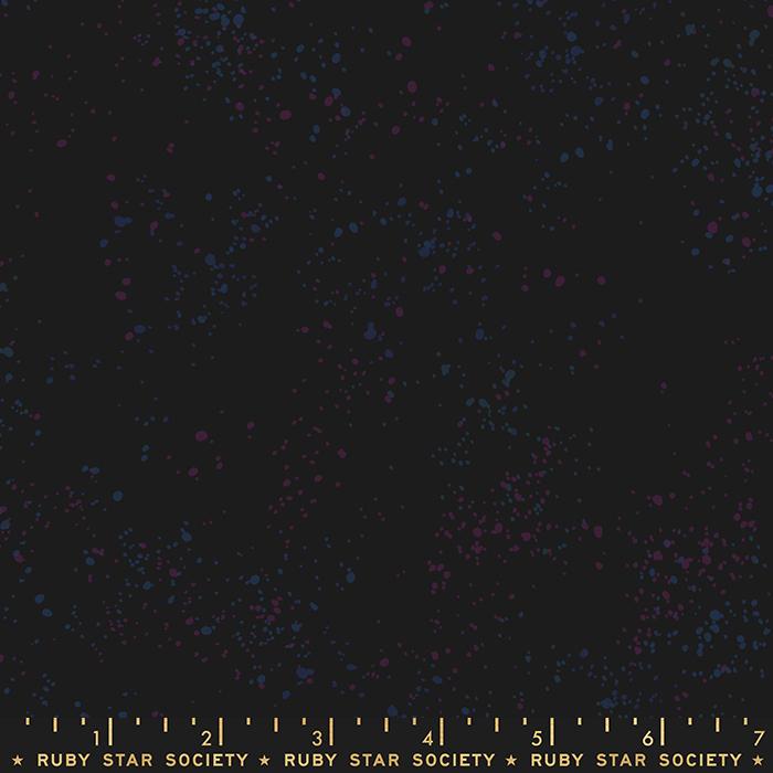 Speckled- Galaxy Paint Splatter: Sold by the 1/2 yard
