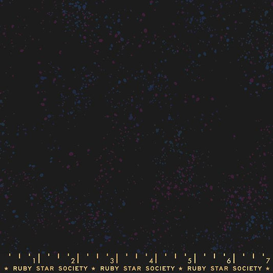 Speckled- Galaxy Paint Splatter: Sold by the 1/2 yard