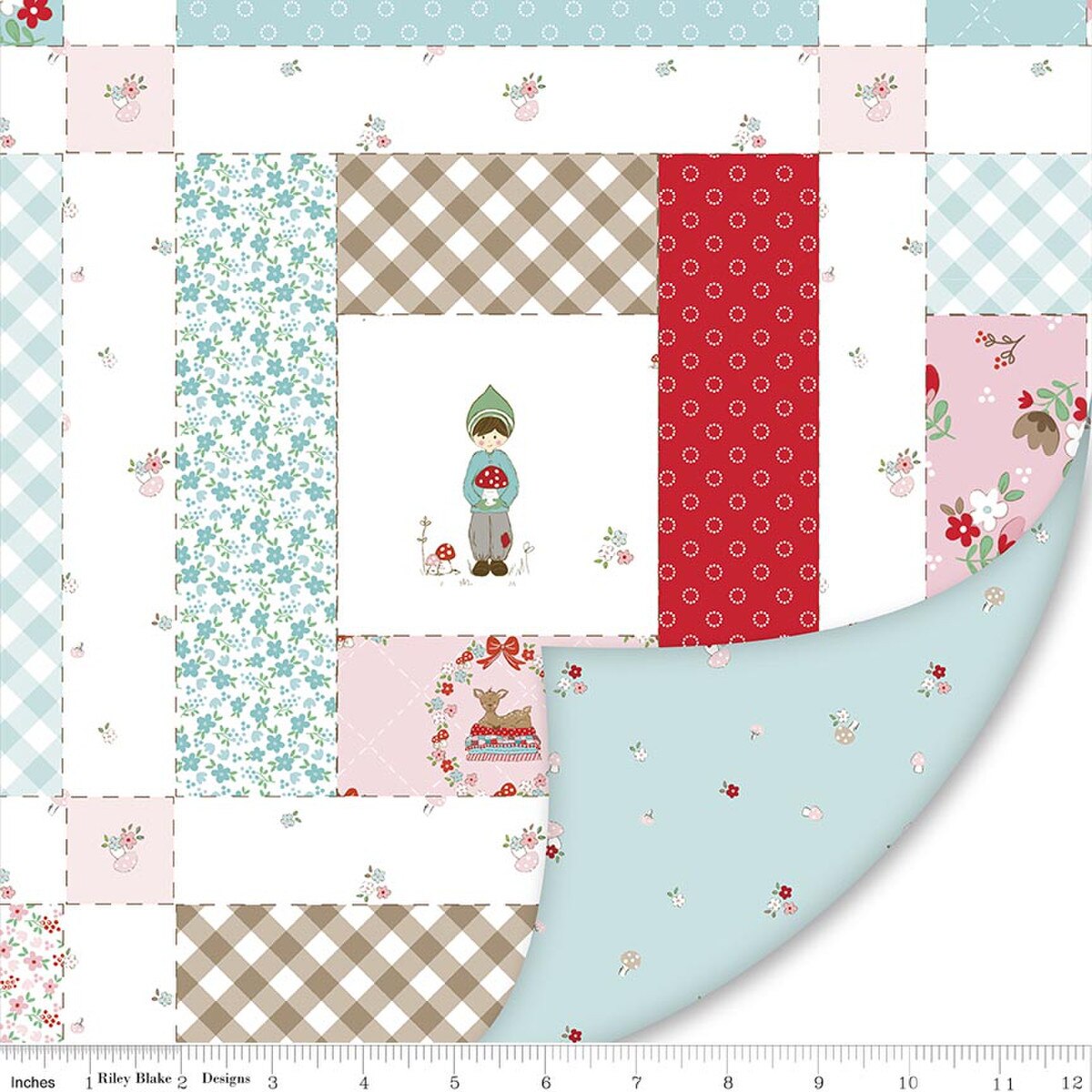 Whimsical Woodland- Double Lush Velvet: Sold By The 1/2 Yard