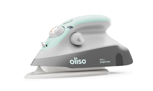 Oliso Mini Iron with Trivet- Aqua