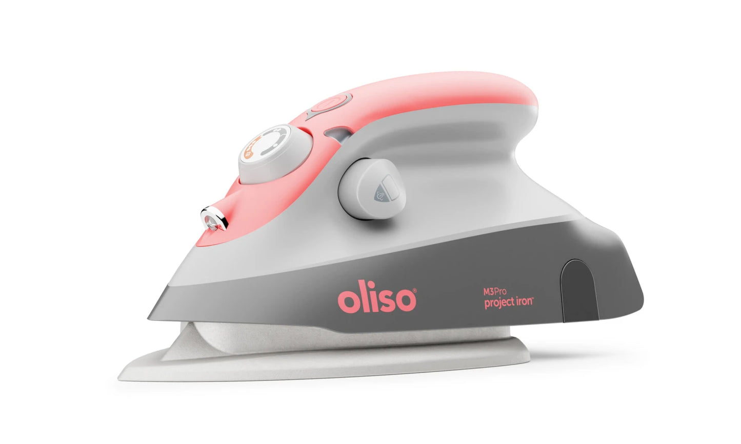 Oliso Mini Iron with Trivet- Coral