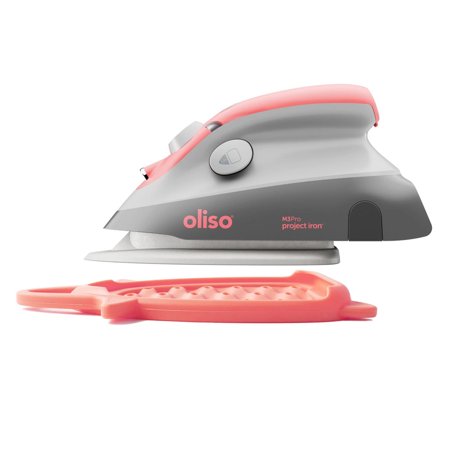 Oliso Mini Iron with Trivet- Coral