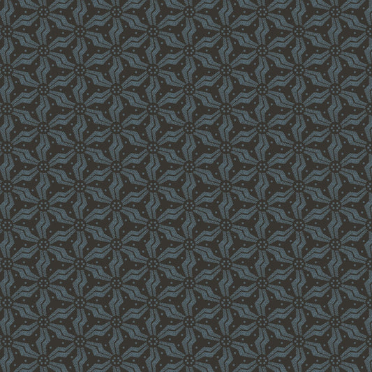 Dark & Stormy- Navy Star: Sold by the 1/2 yard