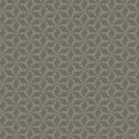 Dark & Stormy- Taupe Star: Sold by the 1/2 yard