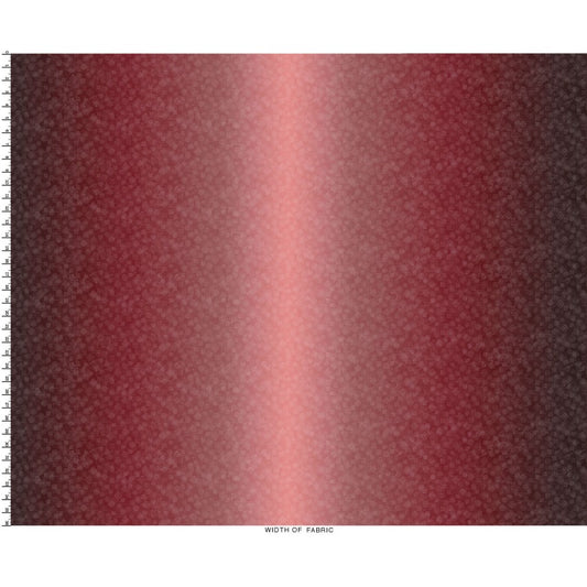 Operetta- Maroon/Black Ombre: Sold by the 1/2 yard
